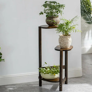 3-Tier Bamboo Plant Stands Indoor, Plant Stand Holder