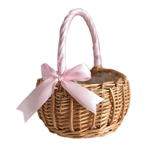 Woven Flower Basket Rattan Storage Basket
