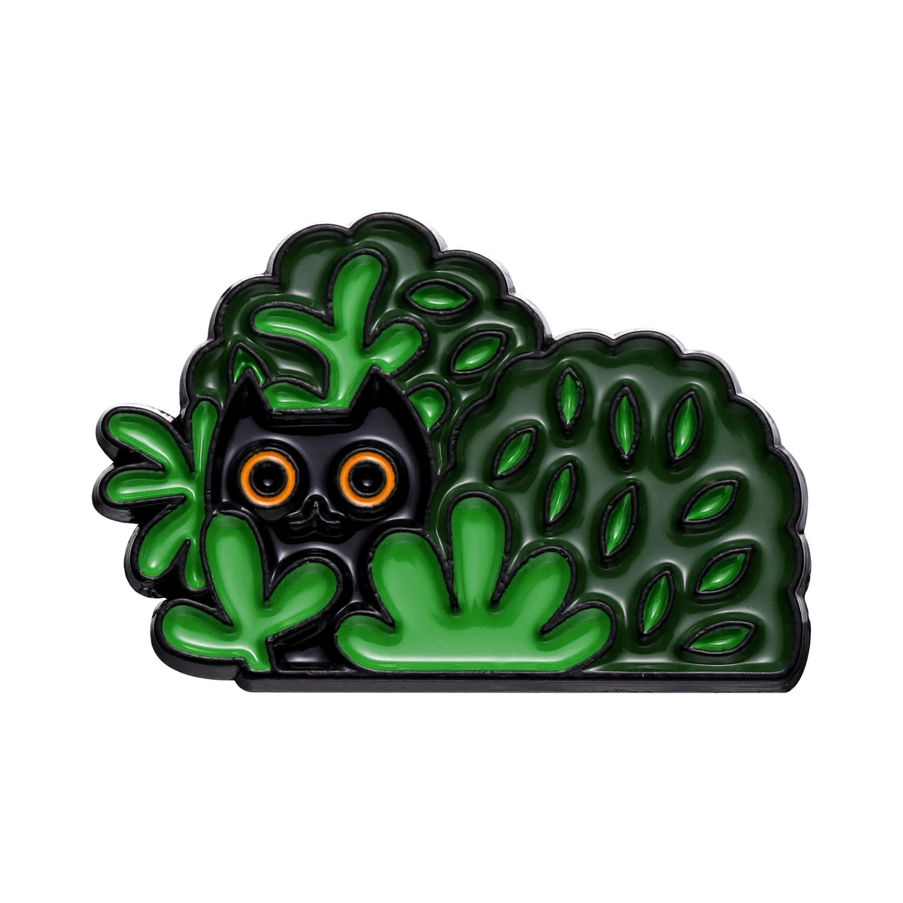 Cats in Plants Enamel Pins 