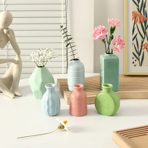 Aesthetic Flower Vases Mini Ceramics Vase