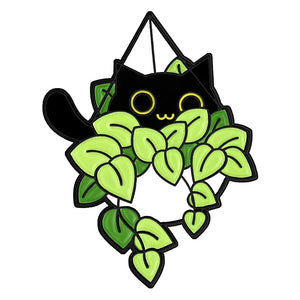 Cats in Plants Enamel Pins 