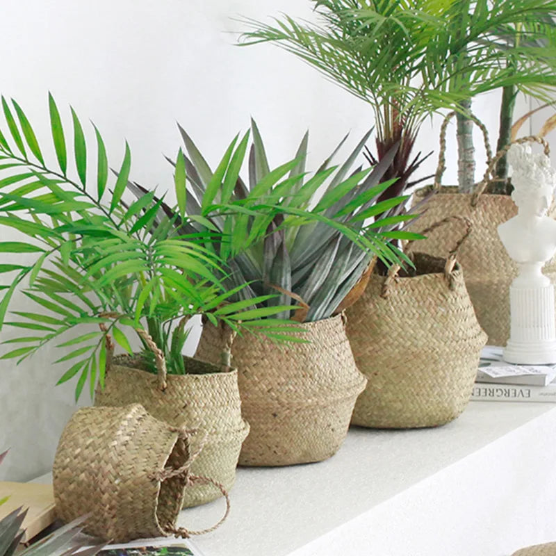 Seaweed Wicker Basket