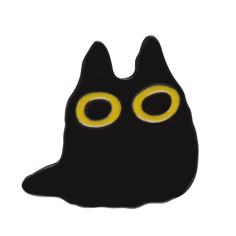 Cats in Plants Enamel Pins 