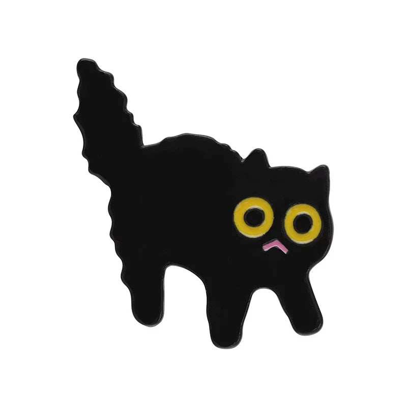 Cats in Plants Enamel Pins 