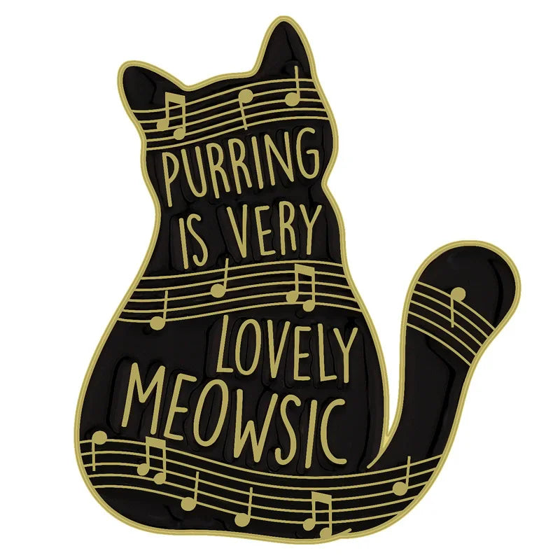 Cats in Plants Enamel Pins 