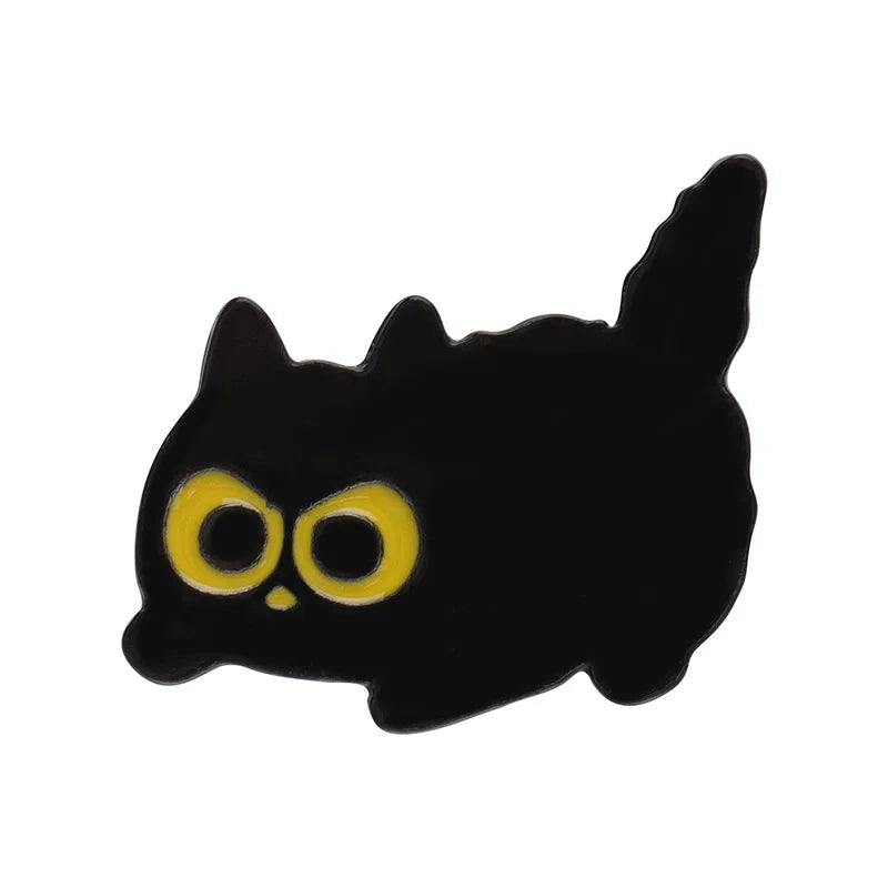 Cats in Plants Enamel Pins 